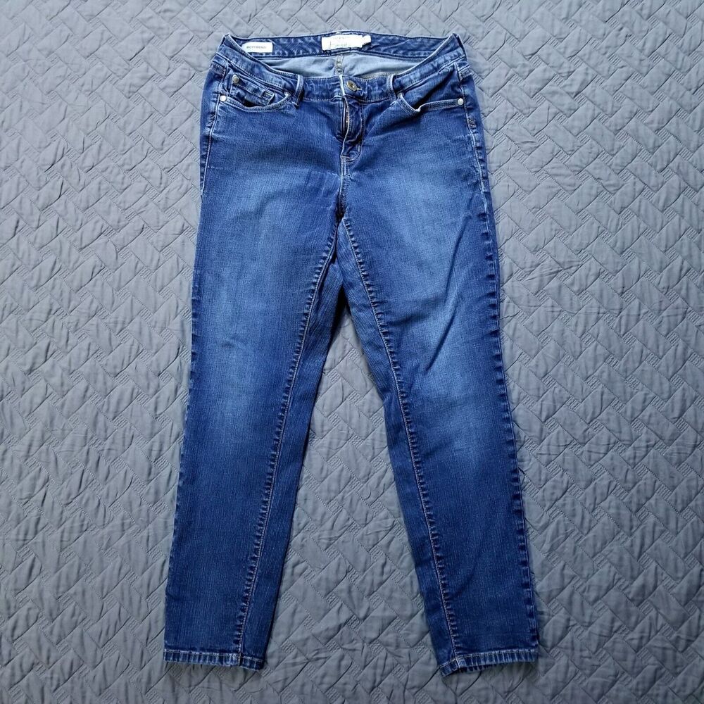Torrid Denim Jeans Womens 10R Blue BoyFriend Dark Wash Denim